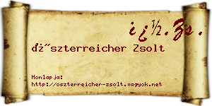 Öszterreicher Zsolt névjegykártya
